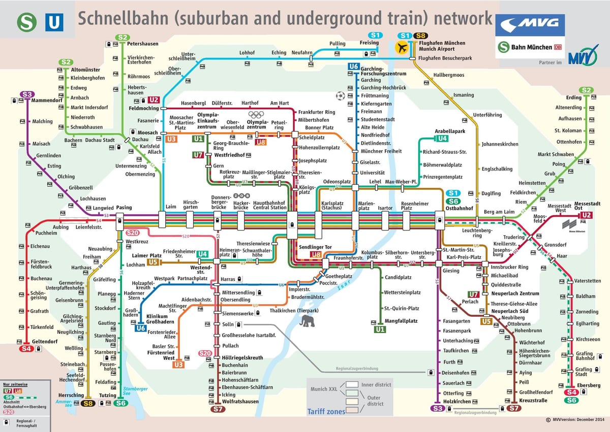 münchen s-tog kort