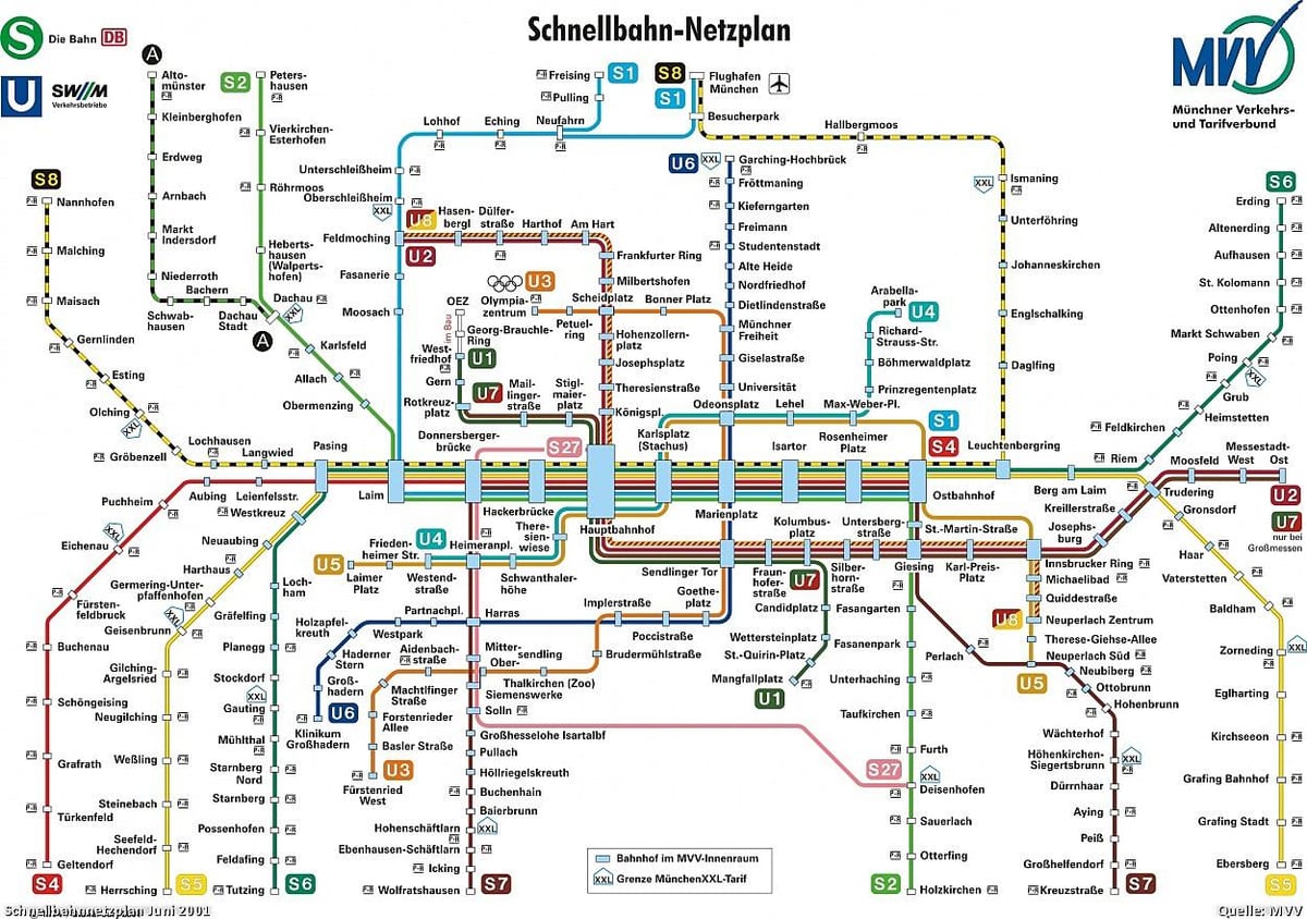munchen transport kort