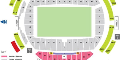 Kort over allianz arena sæde 