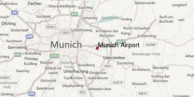 Kort over münchen og omegn