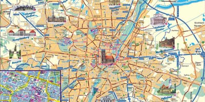 Kort over münchen