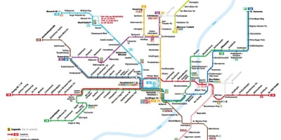 Kort over münchen sporvogn