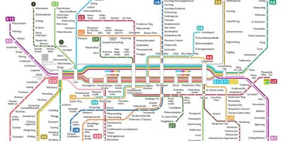 U-bahn-munchen kort