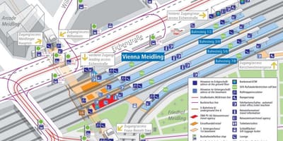 Togstationen i münchen platform kort