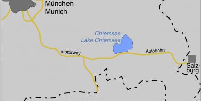 Kort ofmunich søer 