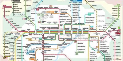 München metro kort
