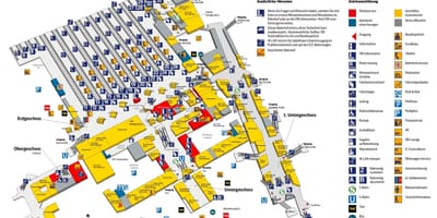 Münchens hovedbanegård kort