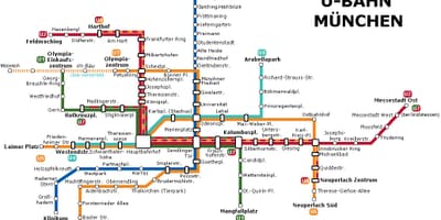 Ubahn kort münchen